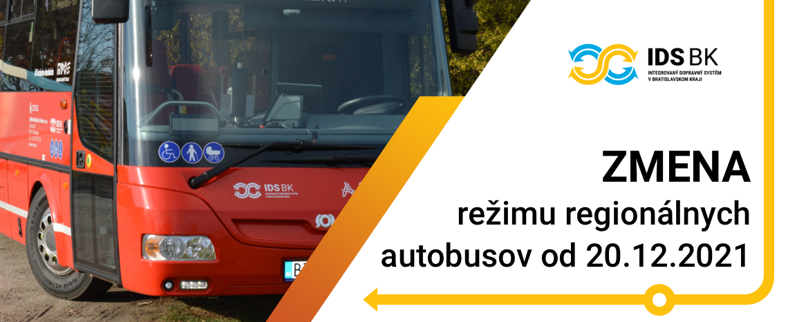 Zmena rez╠îimu regiona╠ülnych autobusov od 20.12